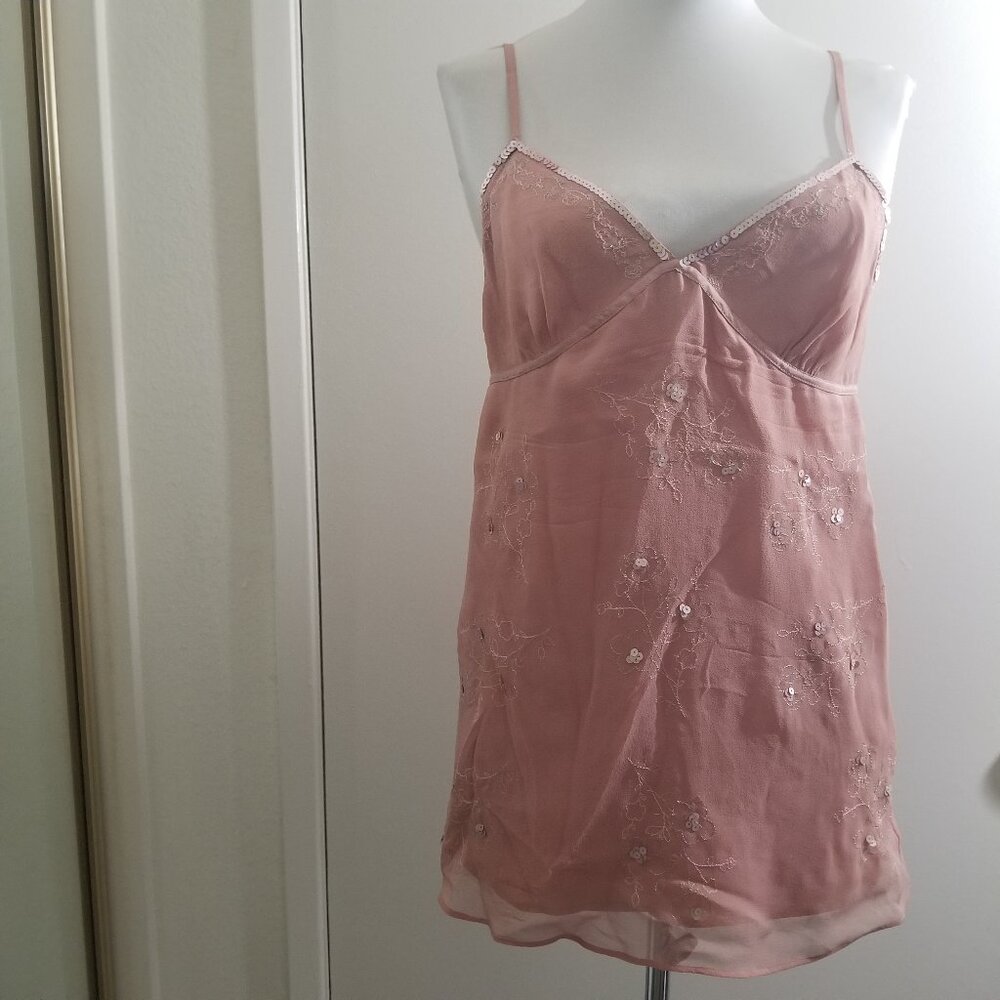 Abercrombie & Fitch Brand Tang top 100% silk floral design, size S